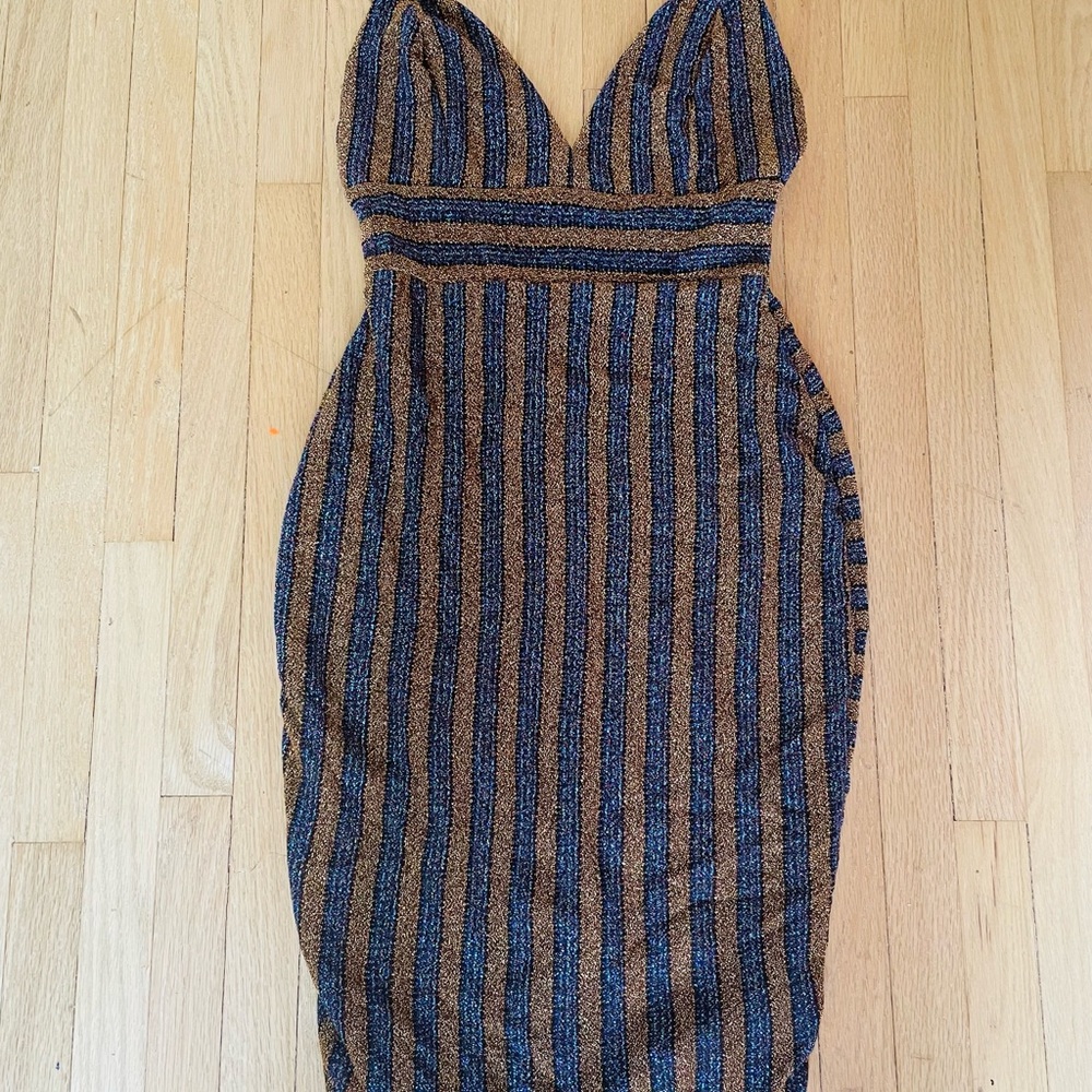 Elegant Striped Dress
